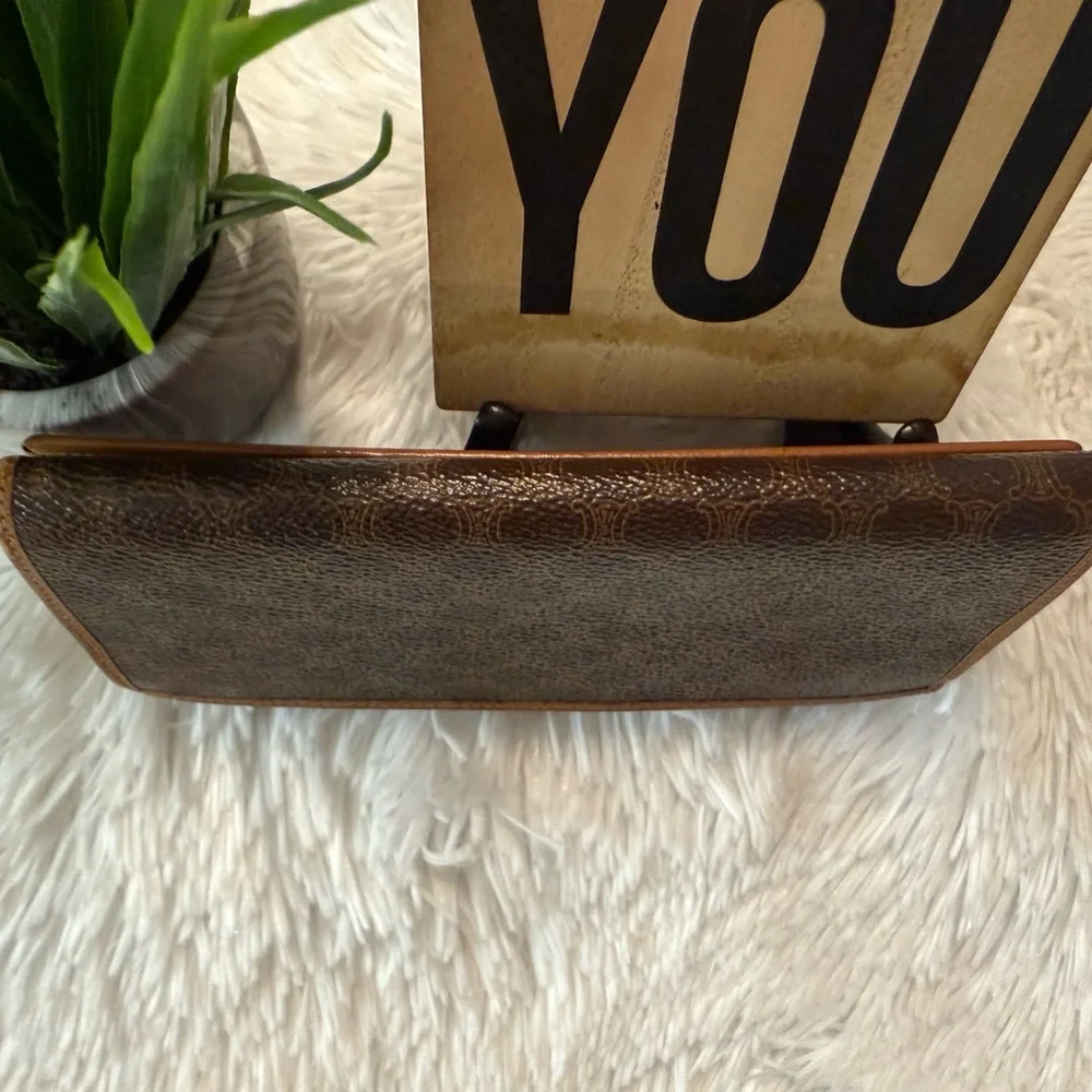 Authentic Celine Macadam Long Kiss Lock Wallet - Picture 10 of 16